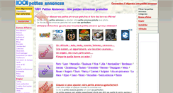 Desktop Screenshot of 1001-petites-annonces.com